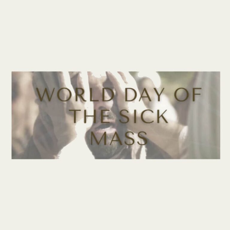 World Day of the Sick Mass